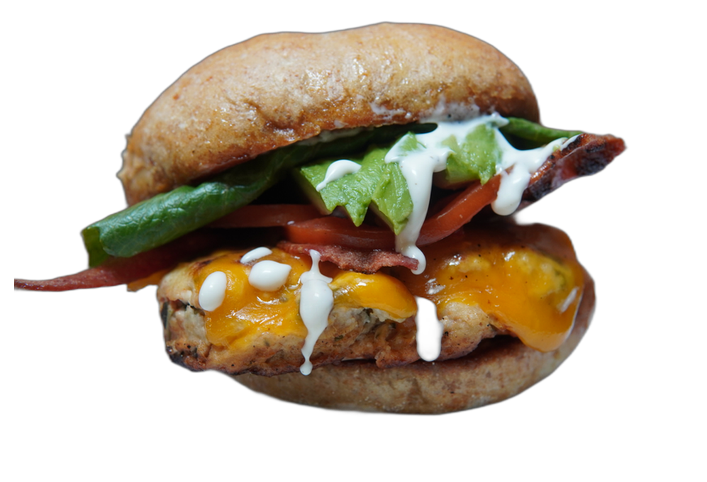 Chicken Bacon Avo Burger