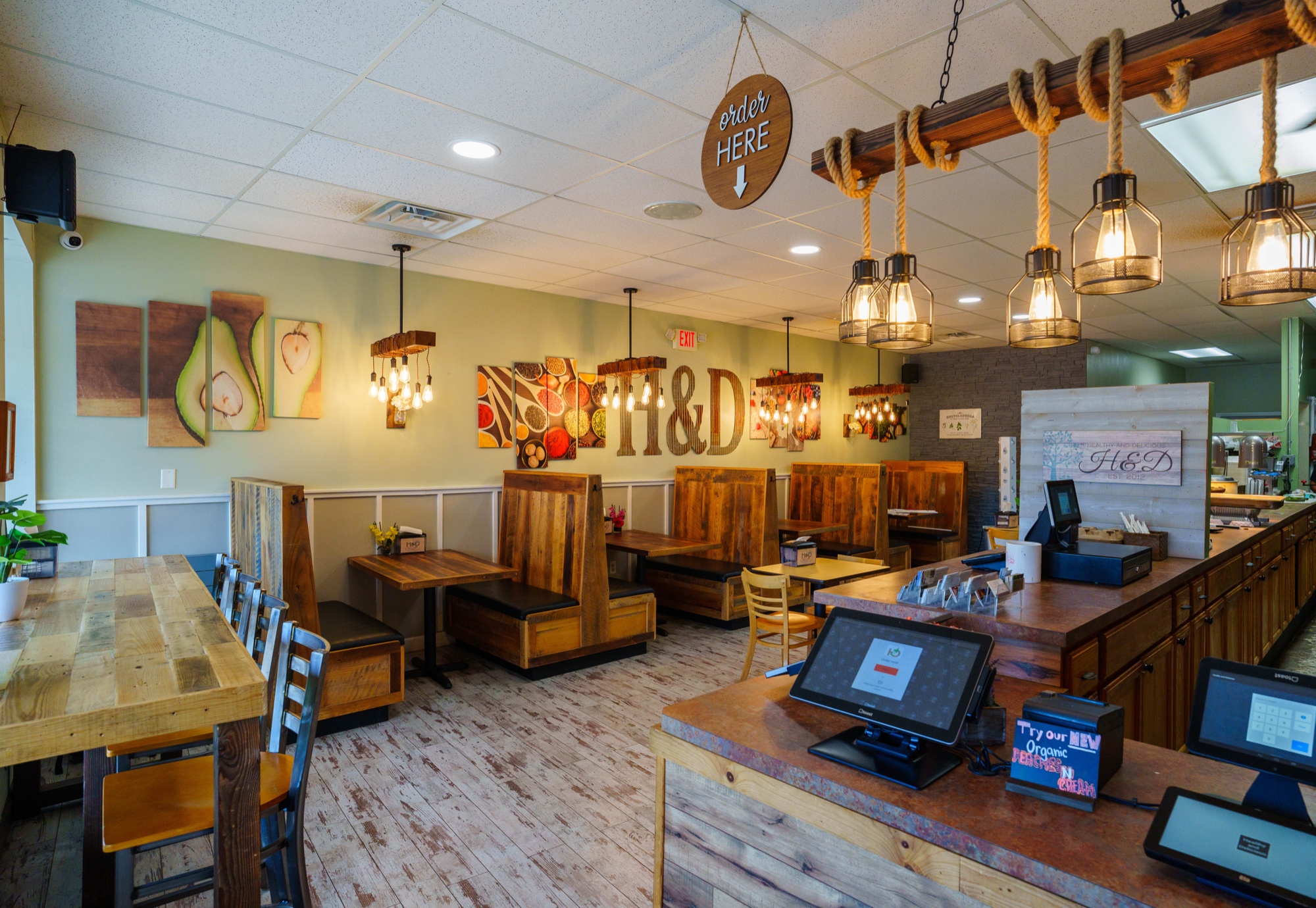 Fresh ingredients at H&D