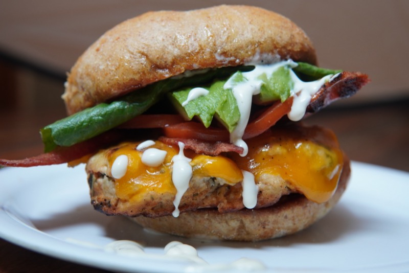 Chicken Bacon Avo Burger